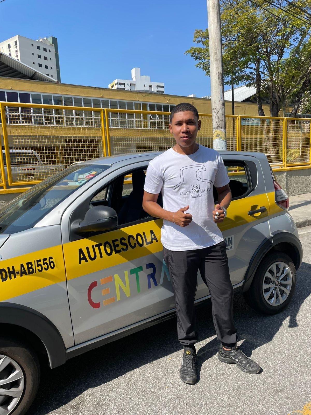 Aluno aprovado na categoria B - Carro