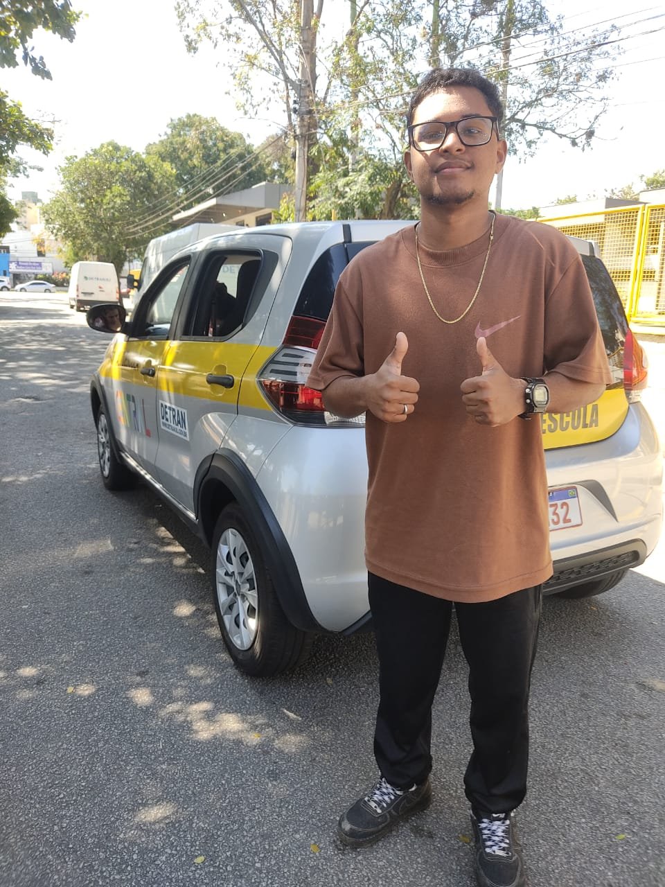 Aluno aprovado na categoria B - Carro