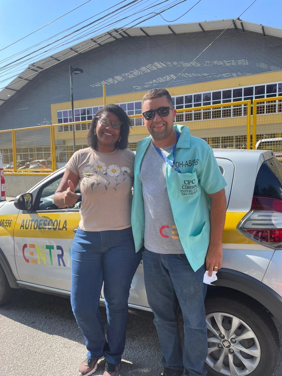 Aluno aprovado na categoria B - Carro