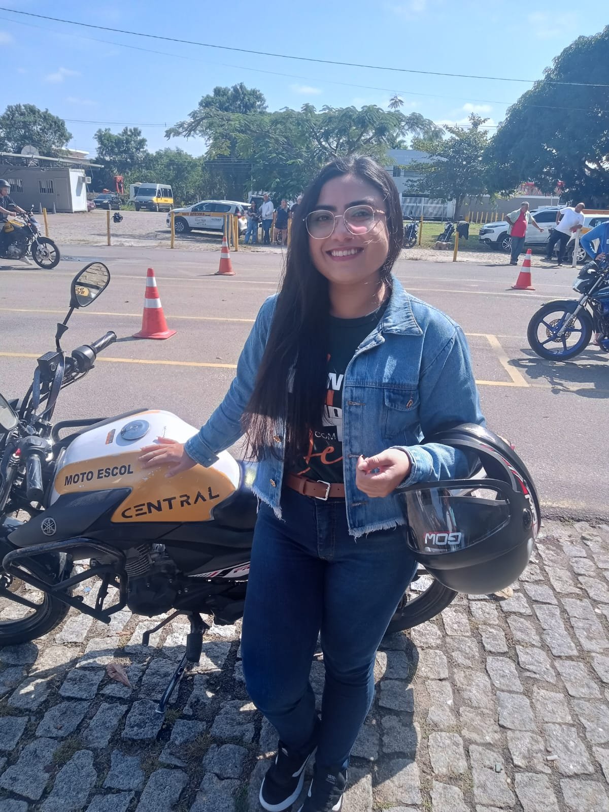 Aluno aprovado na categoria A - Moto