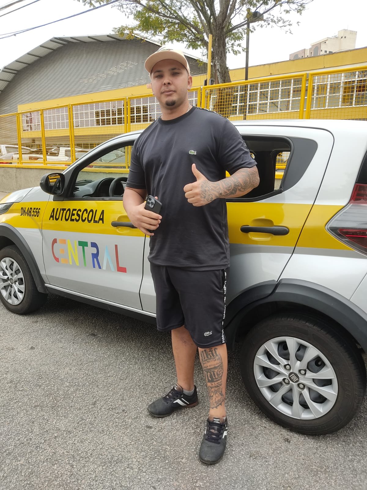 Aluno aprovado na categoria B - Carro