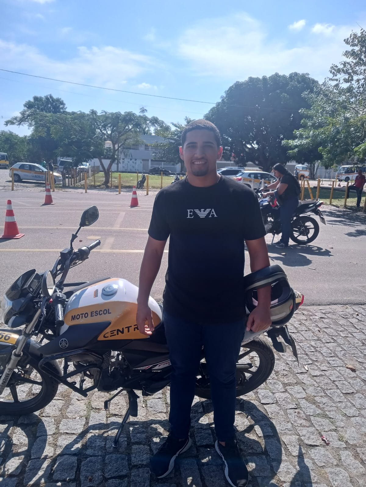 Aluno aprovado na categoria A - Moto