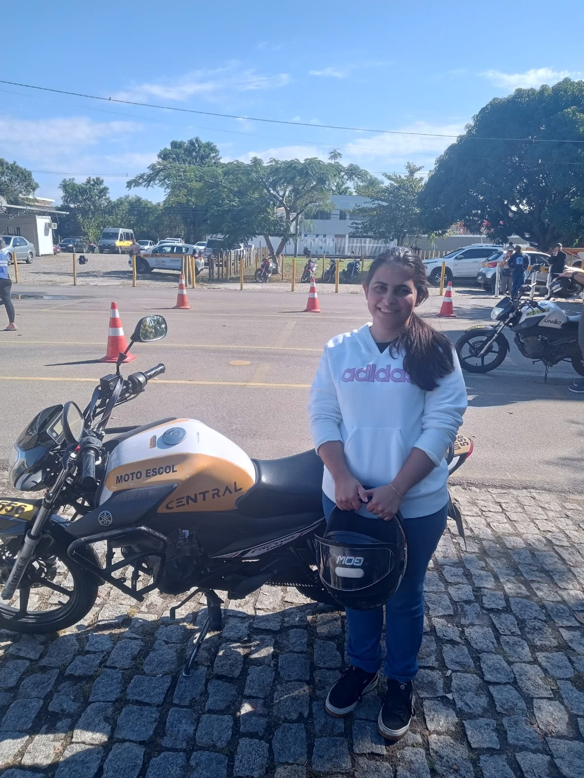 Aluno aprovado na categoria A - Moto