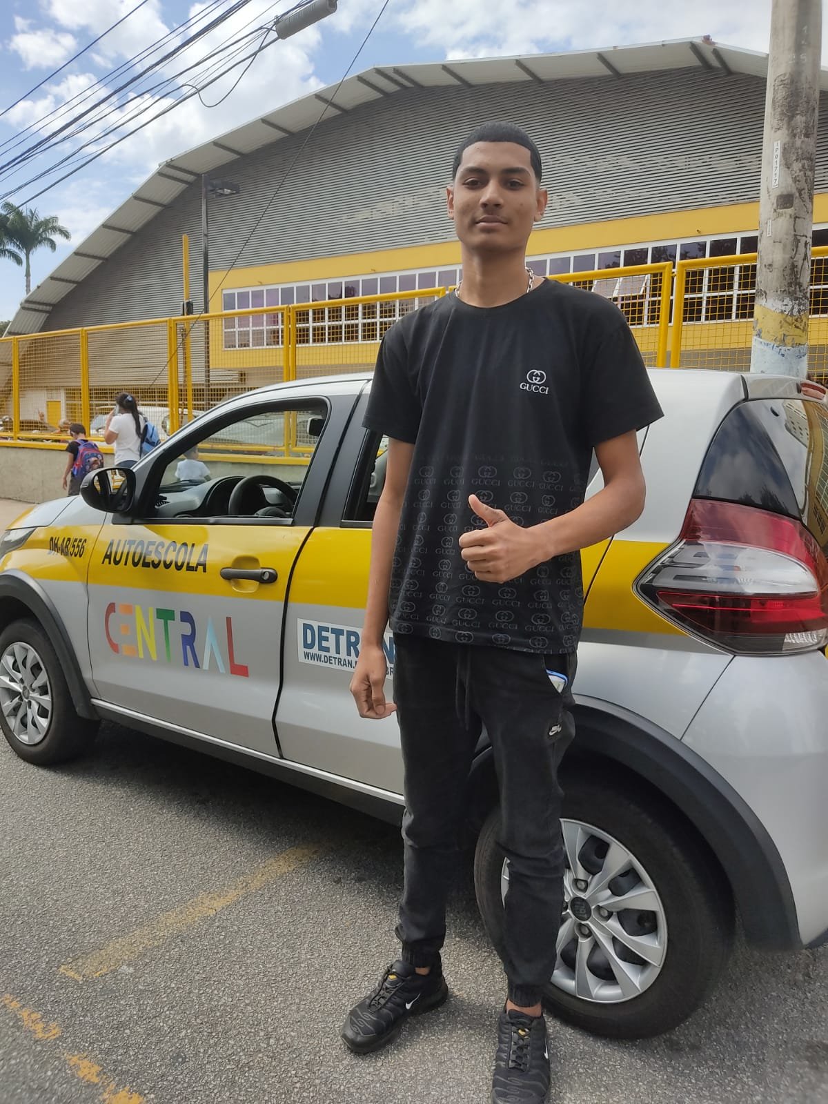 Aluno aprovado na categoria B - Carro